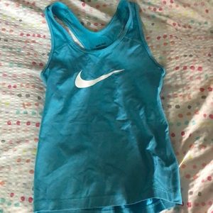 blue nike tank top